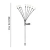 Solar Powered Firework Garden Lights Waterproof Decorative Starburst Fairy Light Easy To Install for Outside Patio Backyard Yard Walkway Decor