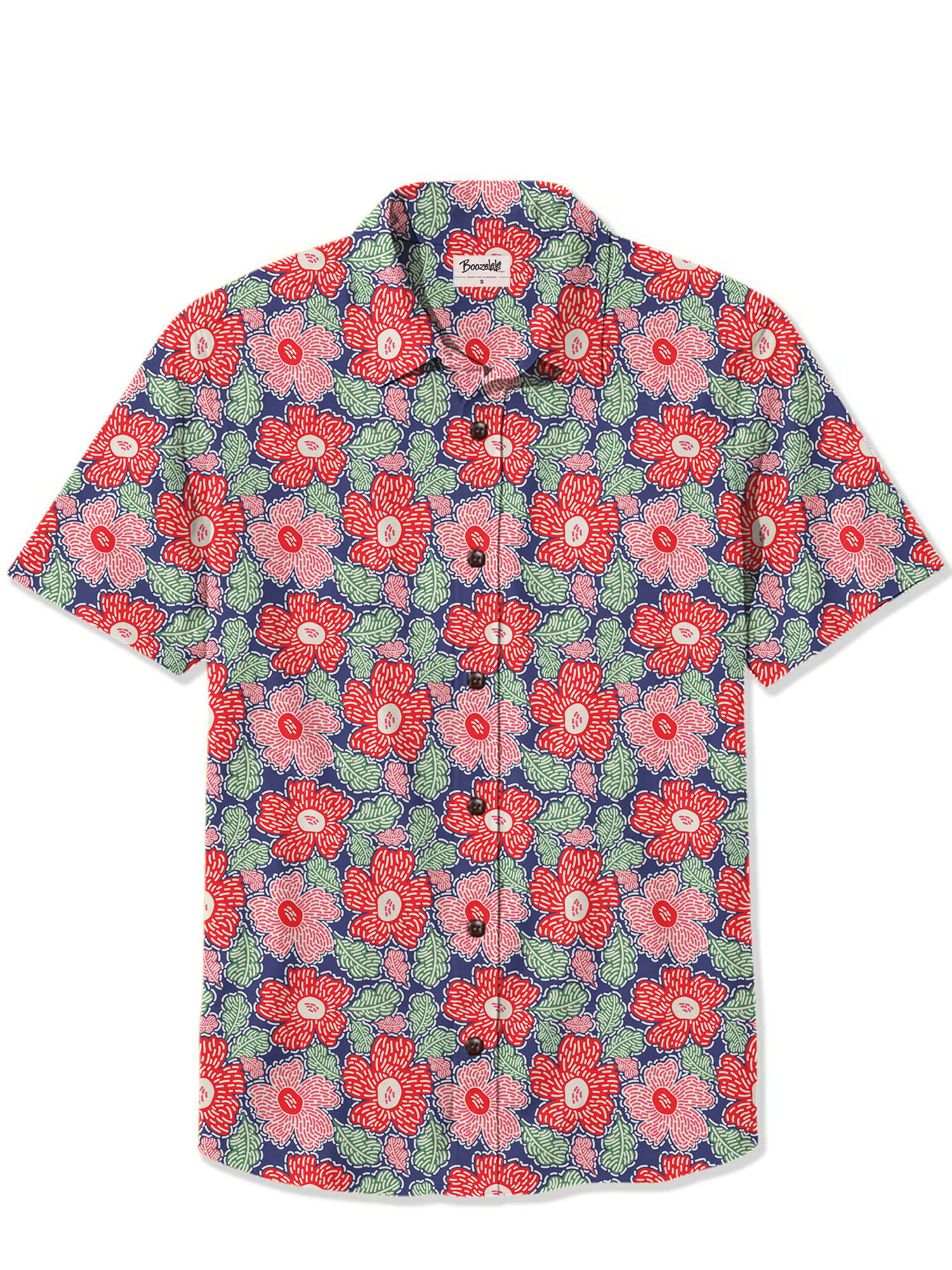 【Olena Kovalova X Boozelele】Embroidery Florals   - 100% Cotton Shirt