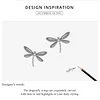 925 Sterling Silver Dragonfly Earrings