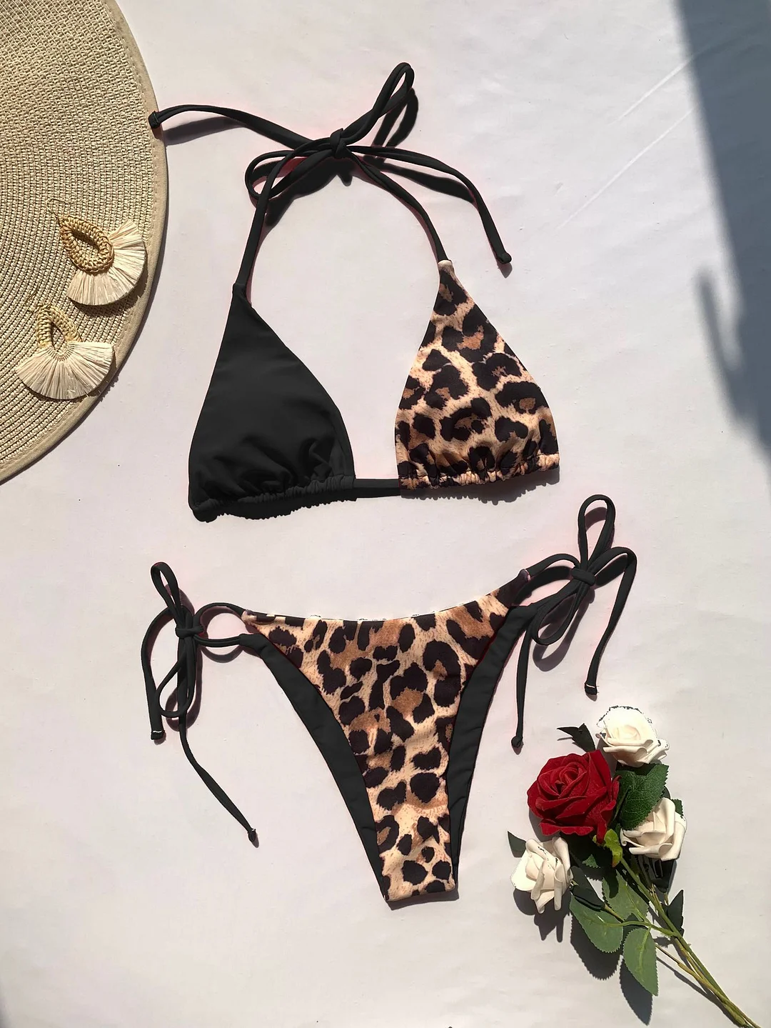 Billionm Leopard Swimsuit 2022 New Micro Bikini Summer Beachwear Set Woman 2 Pieces Low Waist Bathing Suit Triangle Swimwear