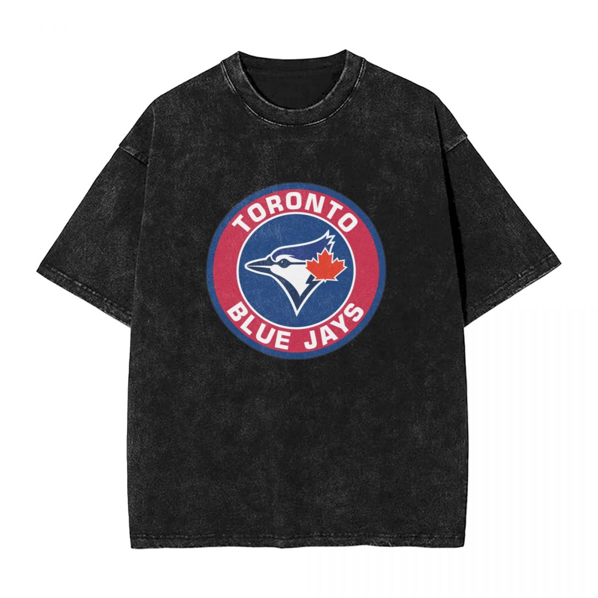 Toronto Blue Jays Classic Logo Washed Oversized Vintage Men's T-Shirt