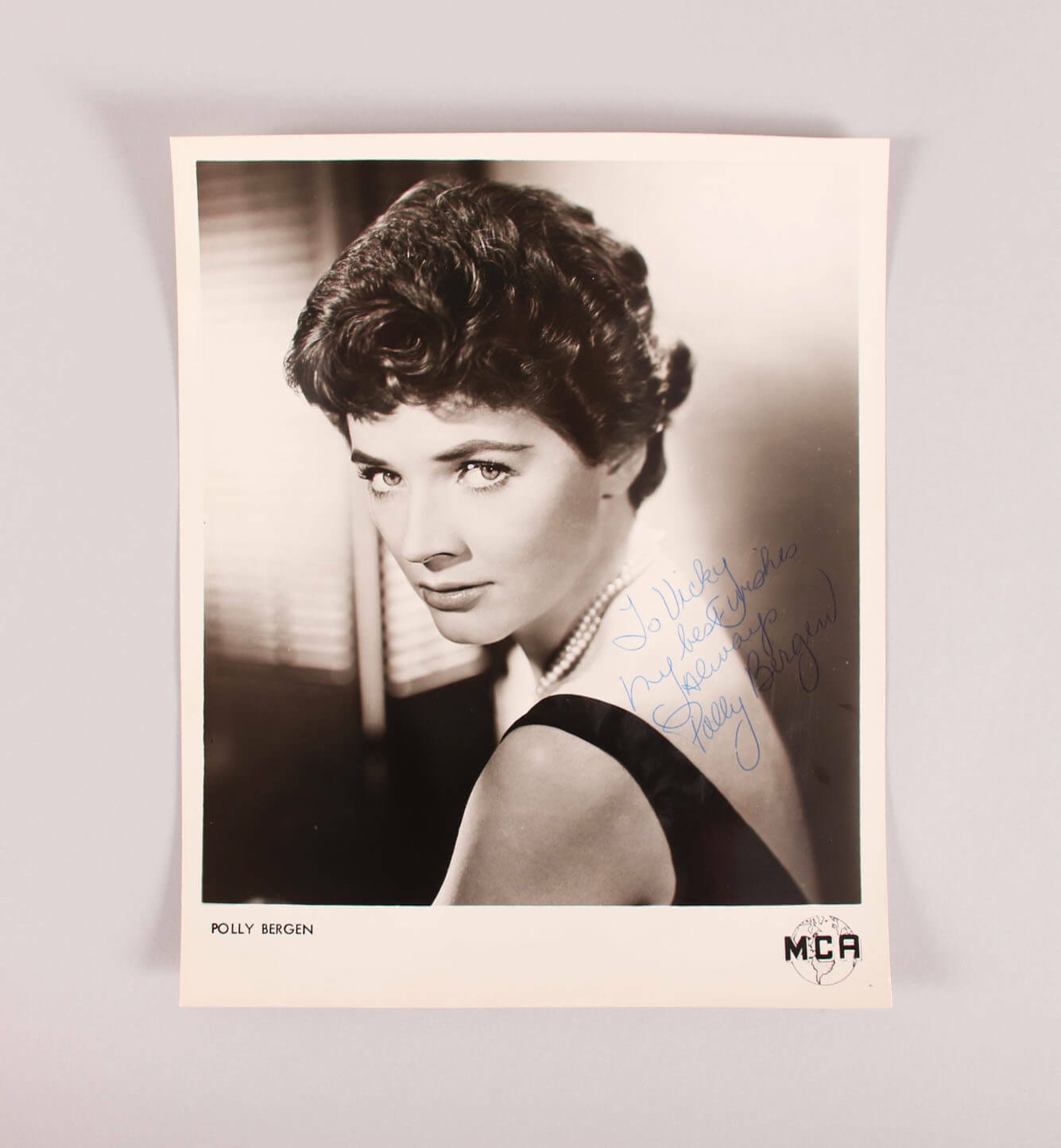 Polly Bergen Signed Photo Poster painting 8x10 - COA JSA