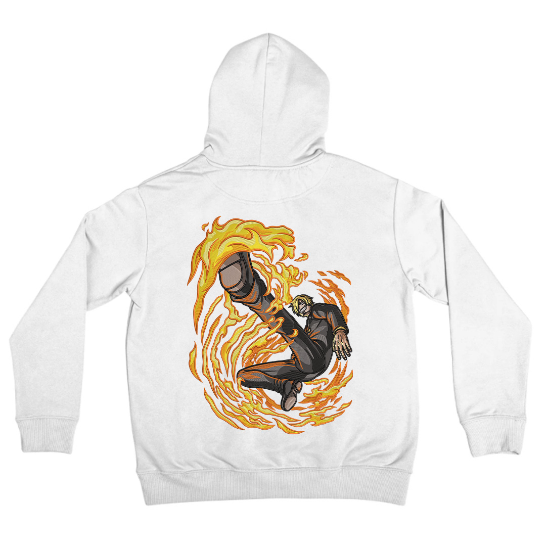 Sanji Flame Hoodie