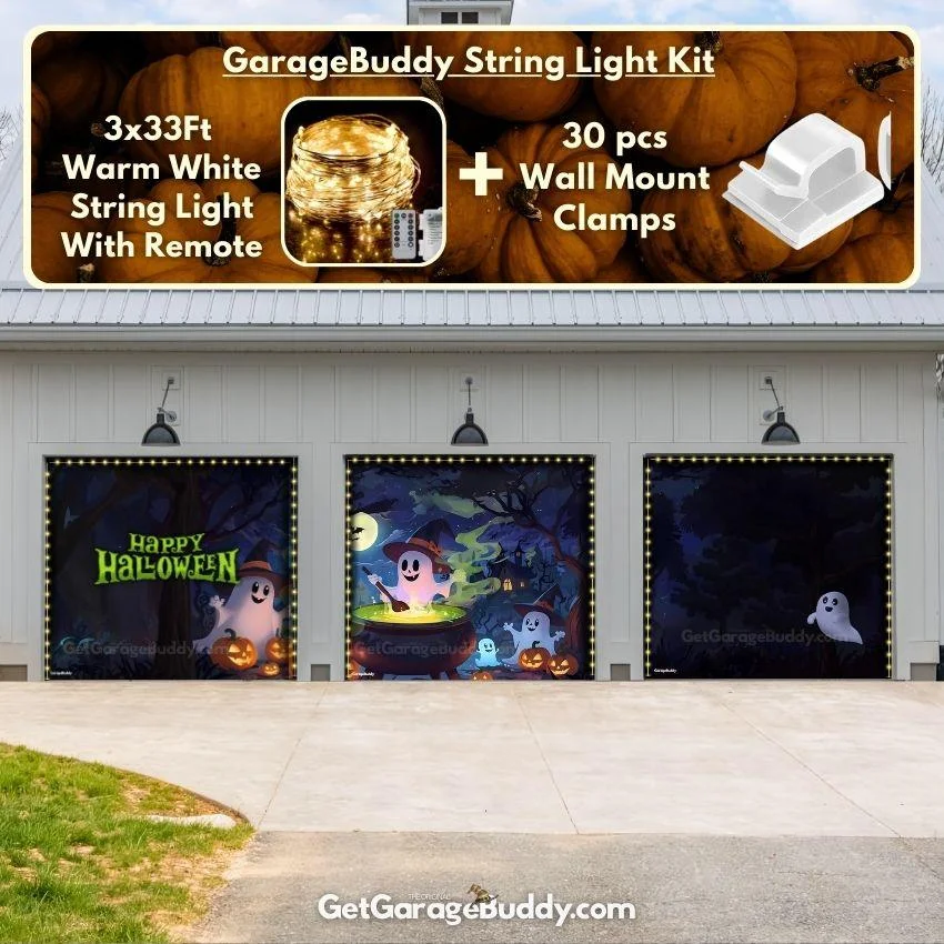 GarageBuddy Halloween Garage Door Covers