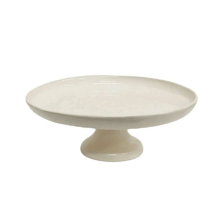 Cake Stand Franco Rustic White