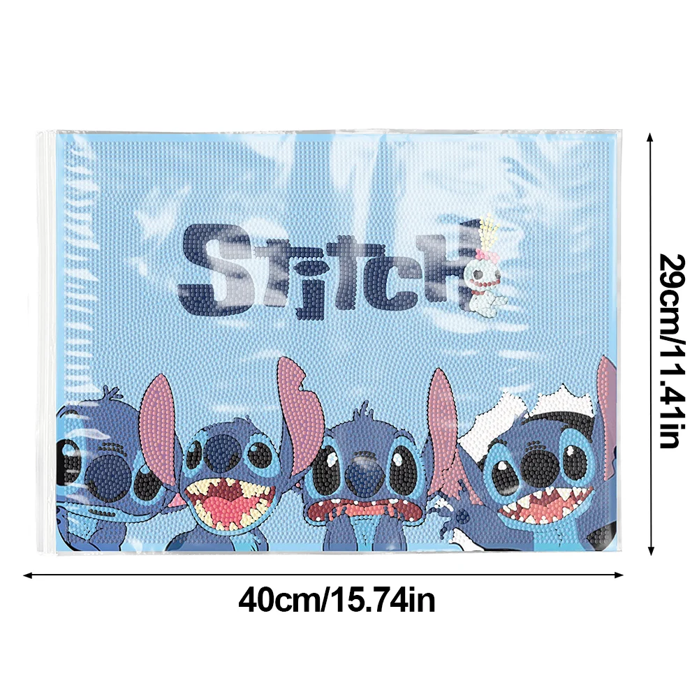 DIY Stitch Diamond Painting Placemat Diamond Crafts Projects for Kids Adults