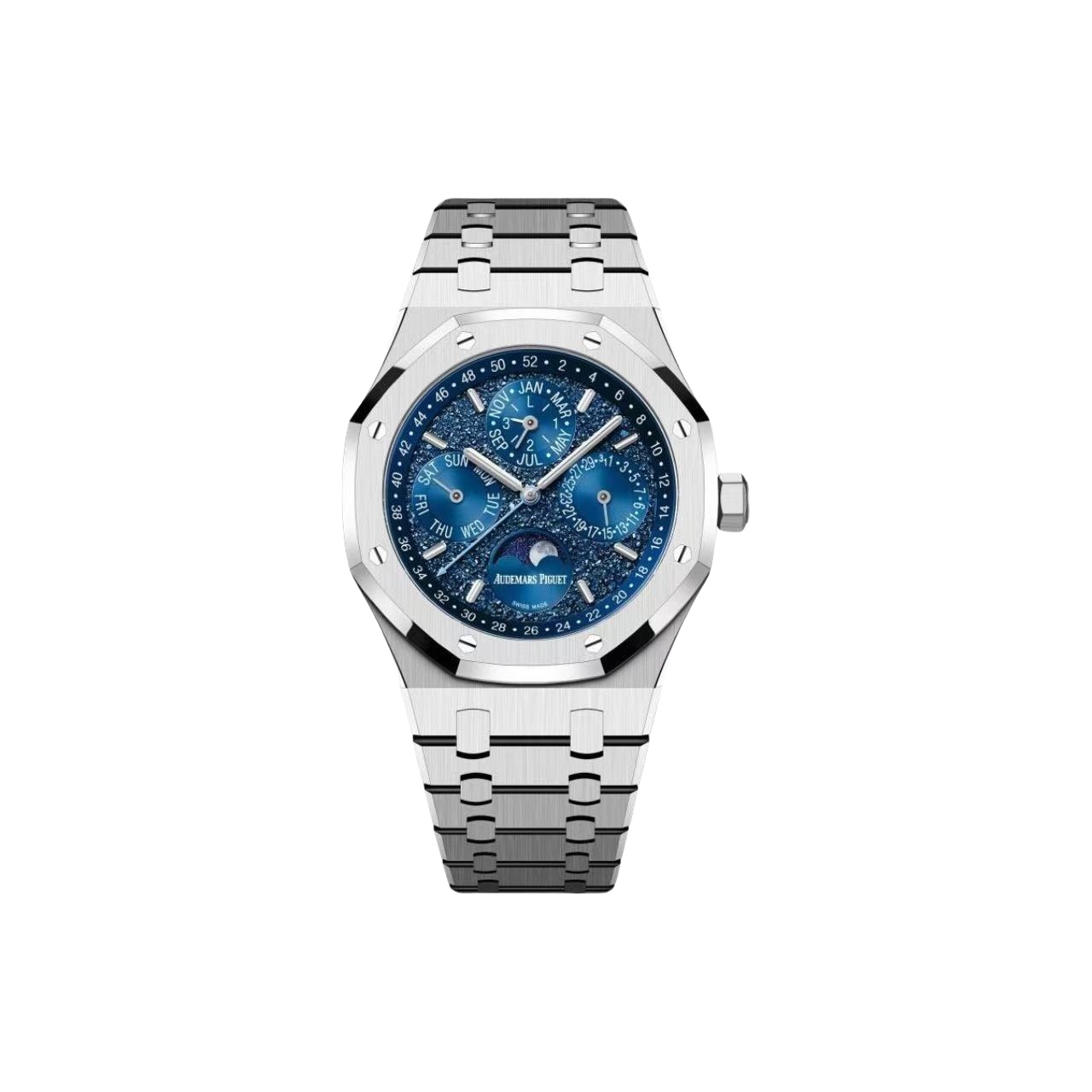BBR廠 AUDEMARS PIGUET愛彼 皇家橡樹系列 自動機械機芯 41mm 藍色錶盤