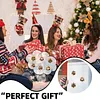 6PCS Snowflake Xmas Set DIY Pearl Diamond Painting Christmas Fridge Magnets, Sparkling Rhinestone Refrigerator Magnet Craft Kit for Home Decor & Gifts