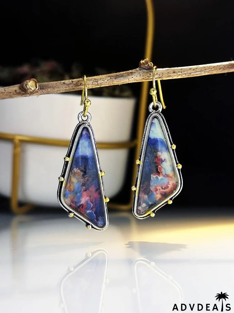 Geometric Drop Earrings