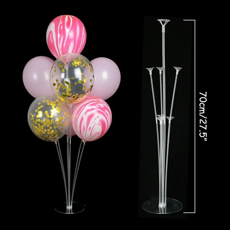 1 Set Balloons Holder Column Stand Holder Stickers for Wedding Kids Birthday Party Baby Shower Decoration Balloon Accessories