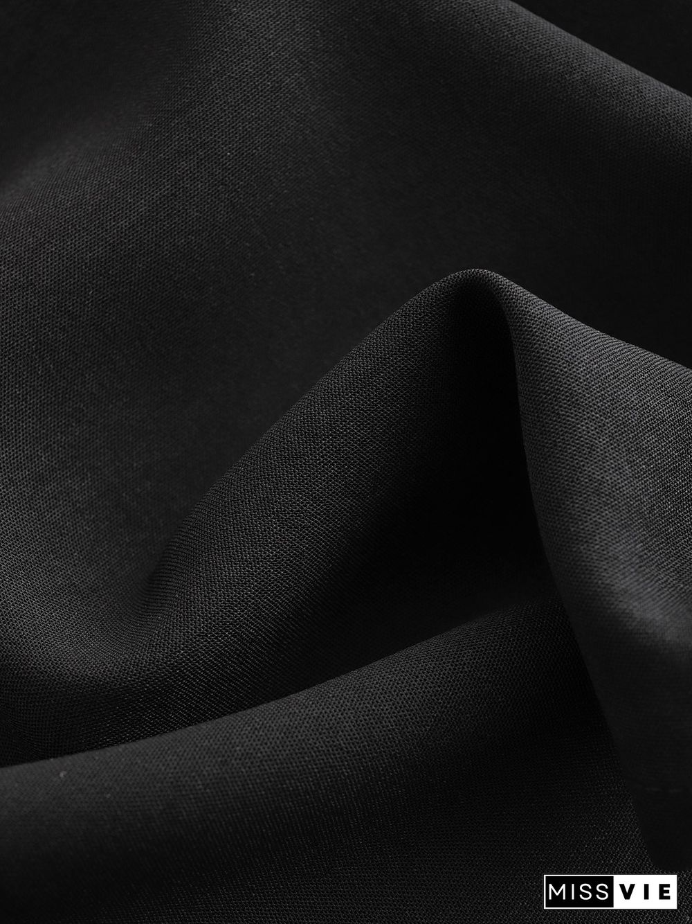 Vintage Tied Detail Sleeveless Solid V Neck Plus Size Casual Vest Tops