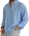 Men's Loose Linen Cotton Button T-Shirt