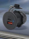 DC 10-28V Car USB Charger Socket Fast Charging PD Type C + QC 3.0 Power Outlet