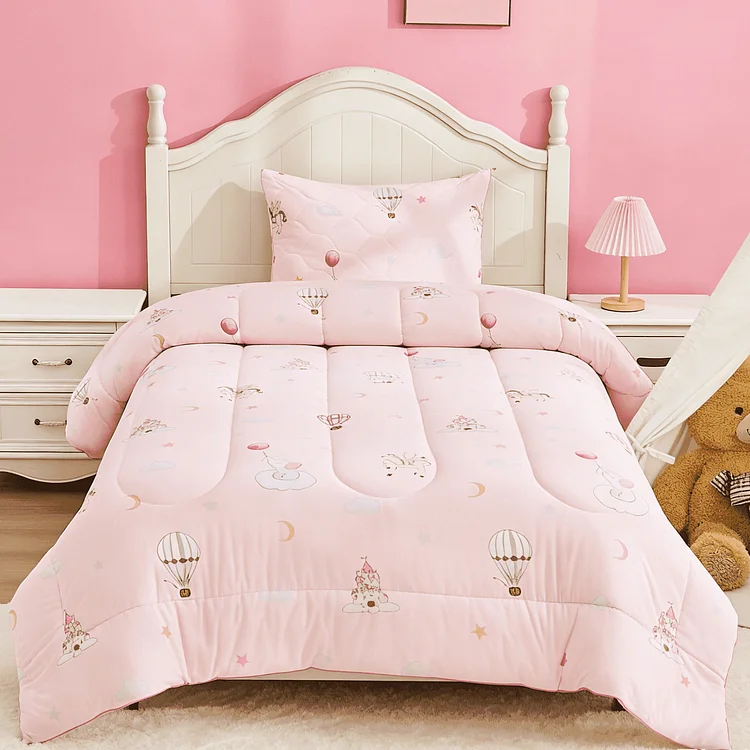 Bestier Sorona Plant-Based Comforter Set - Soft Down Alternative Duvet Insert, Breathable All Season Bedding, OEKO-TEX