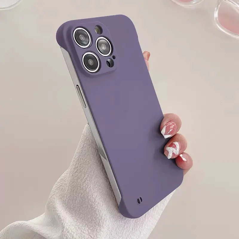 Frameless frosted case for iPhone