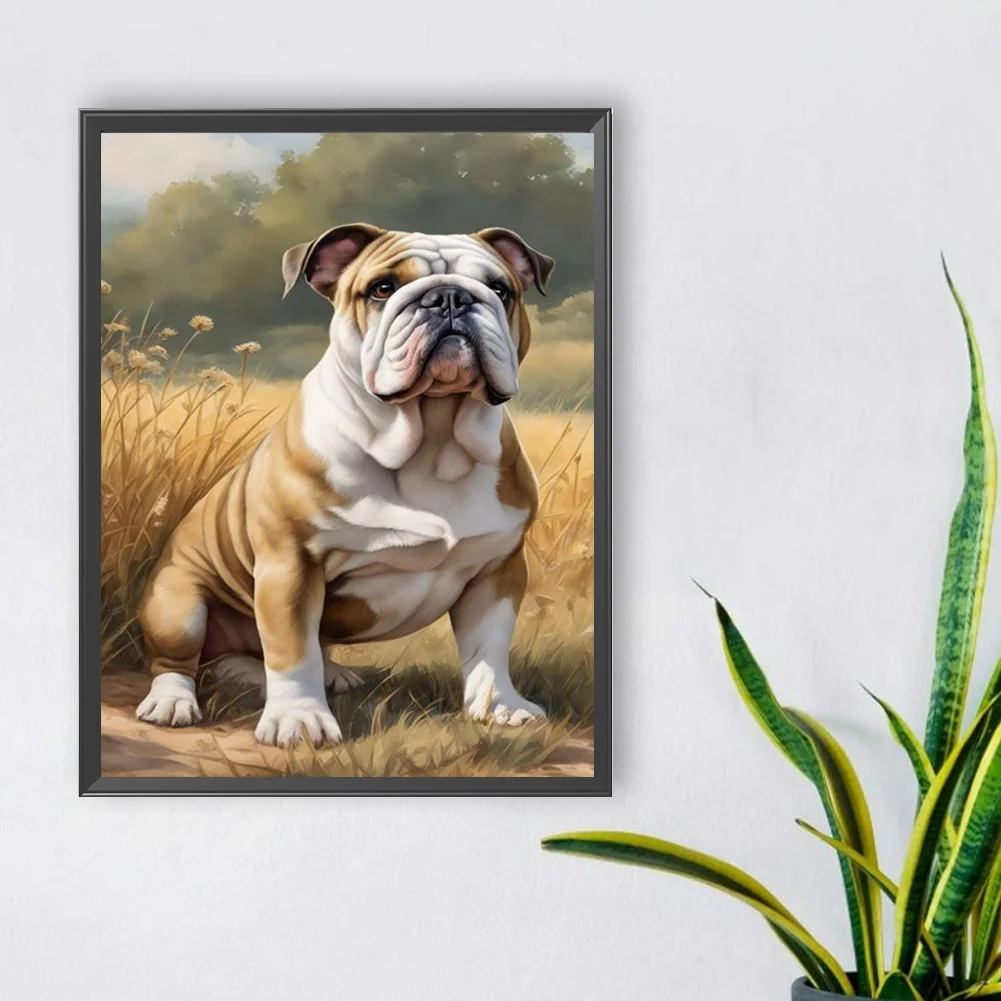Diamond Painting - Full Round Drill - Puppy(Canvas|30*40cm)