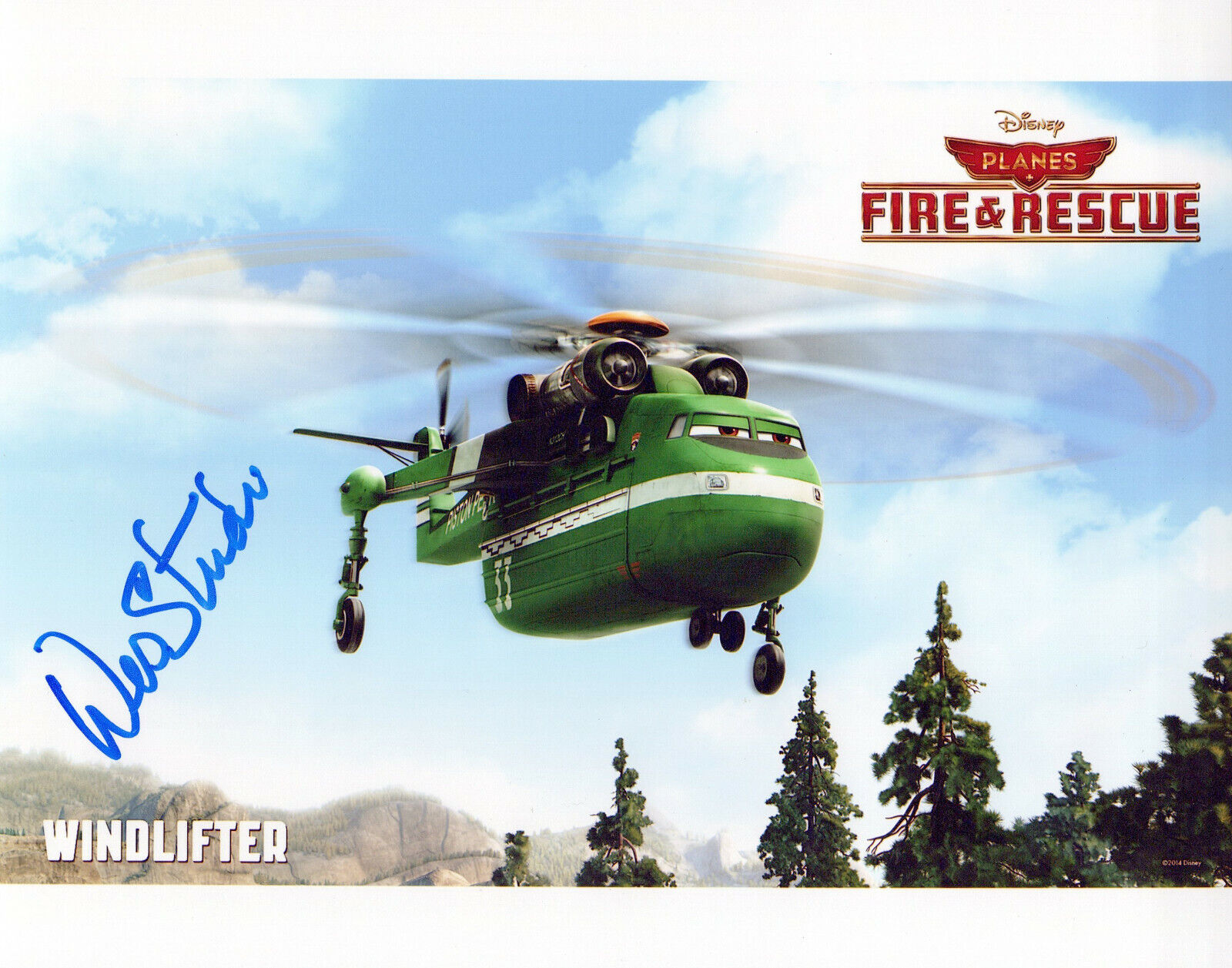 Wes Studi Planes: Fire & Rescue autographed Photo Poster painting signed 8x10 #1 Windlifter rare