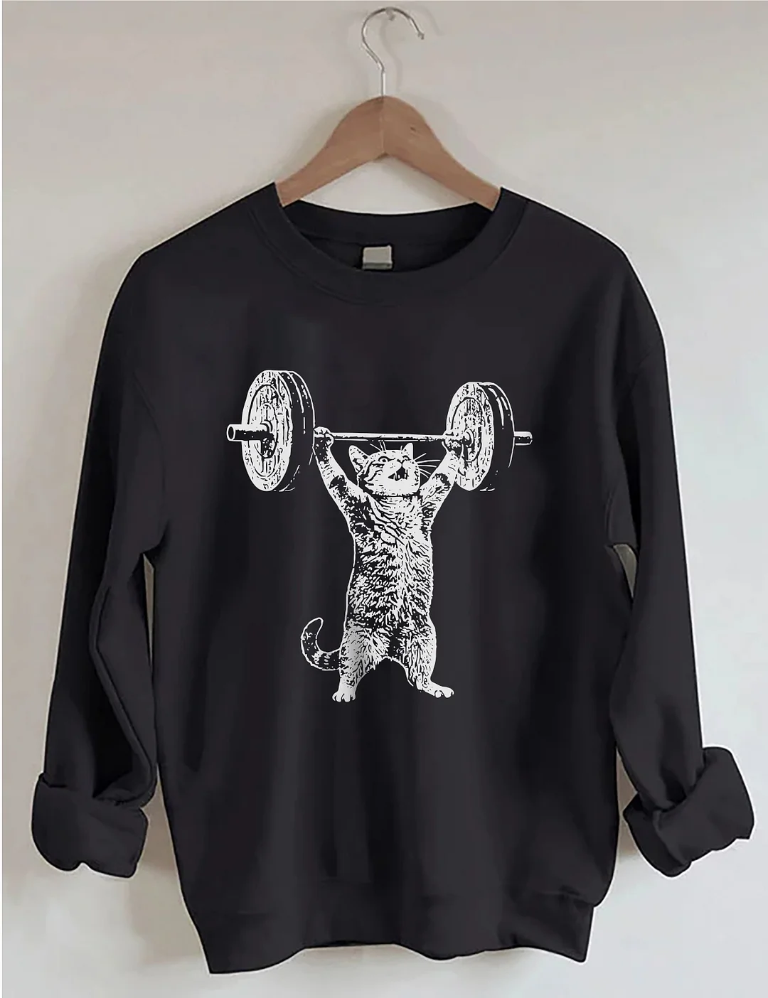 Funny Cat Gym Sweatshirt