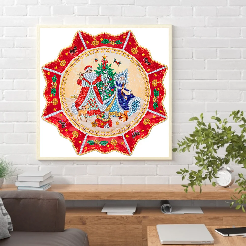 Special Shape Diamond Painting 30*30cm - Christmas Wreath