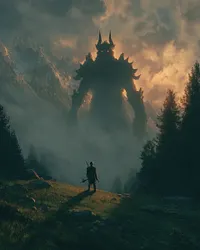 Giant&rsquo;s Shadow Over the Land - Diamond Painting
