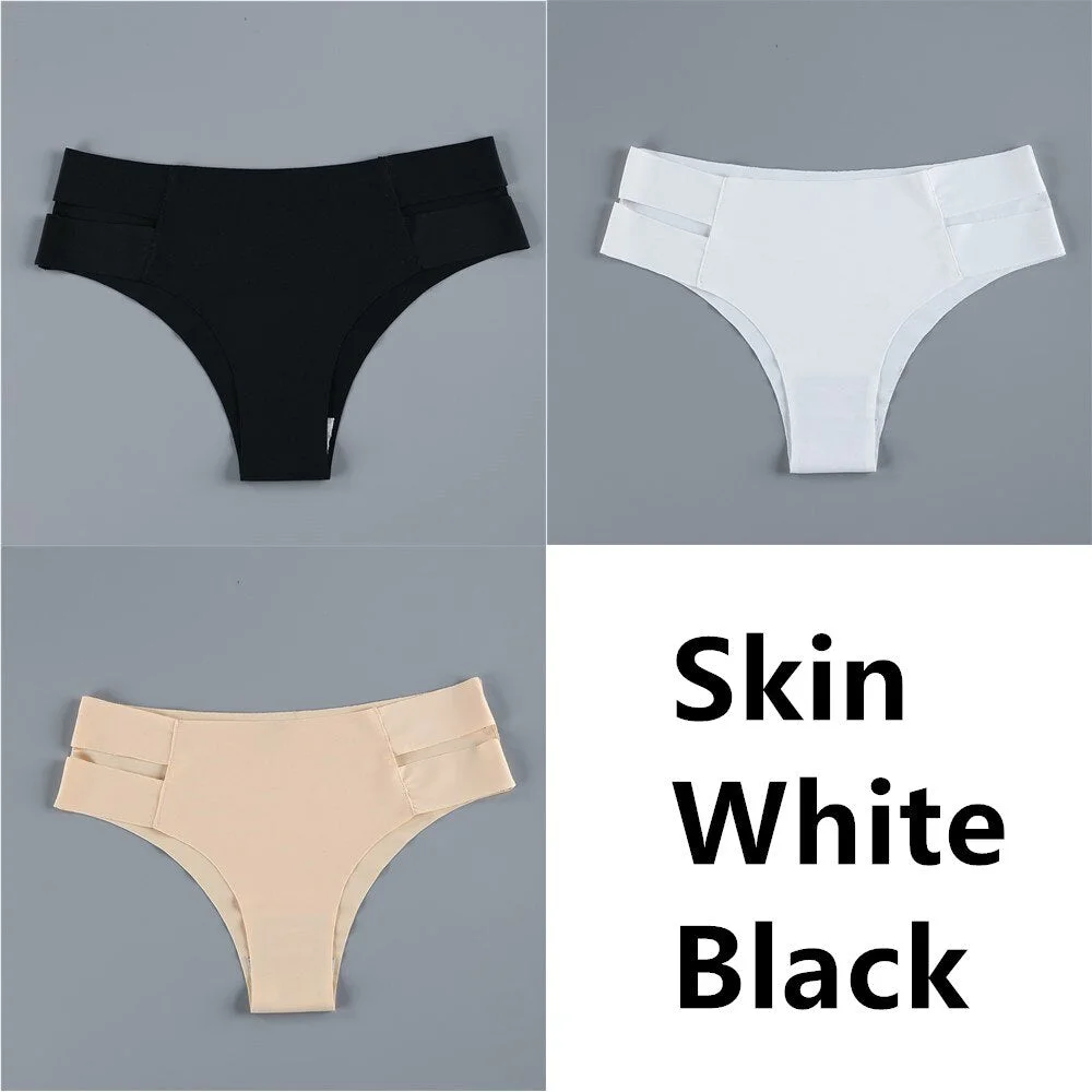 3pcs/Lot Women Underwear Ladies Sexy Low Waist Seamless Panties For Women Sexy Panties Briefs Women Invisible Sport Underpants