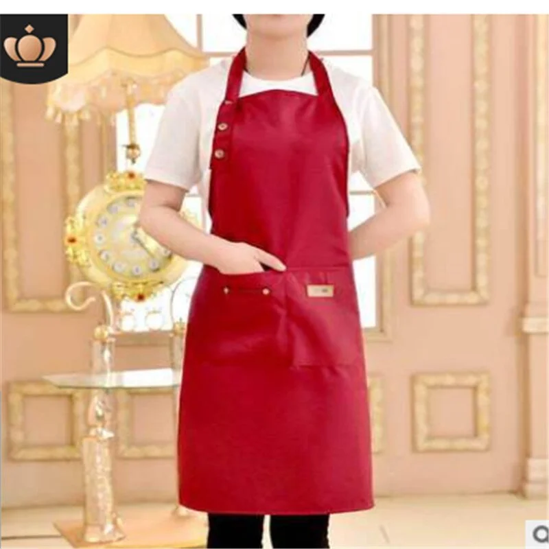 Denim Canvas Pockets Apron Butcher Crafts Baking Chefs Kitchen Cooking BBQ Plain