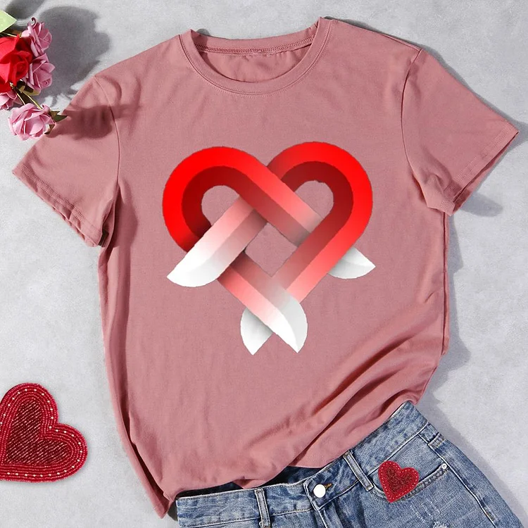 Love Is Complicated Round Neck T-shirt-Annaletters