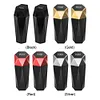 2Pcs Mini Car Trash Can with Lid Leakproof Vehicle Trash Bin Small Car Dustbin