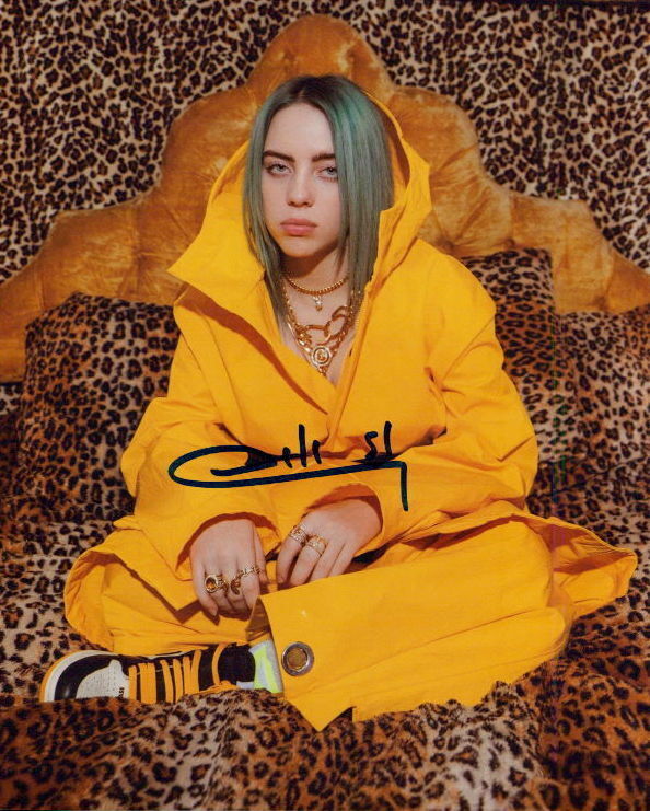 Billie Eilish signed 8x10 Photo Poster painting In-person