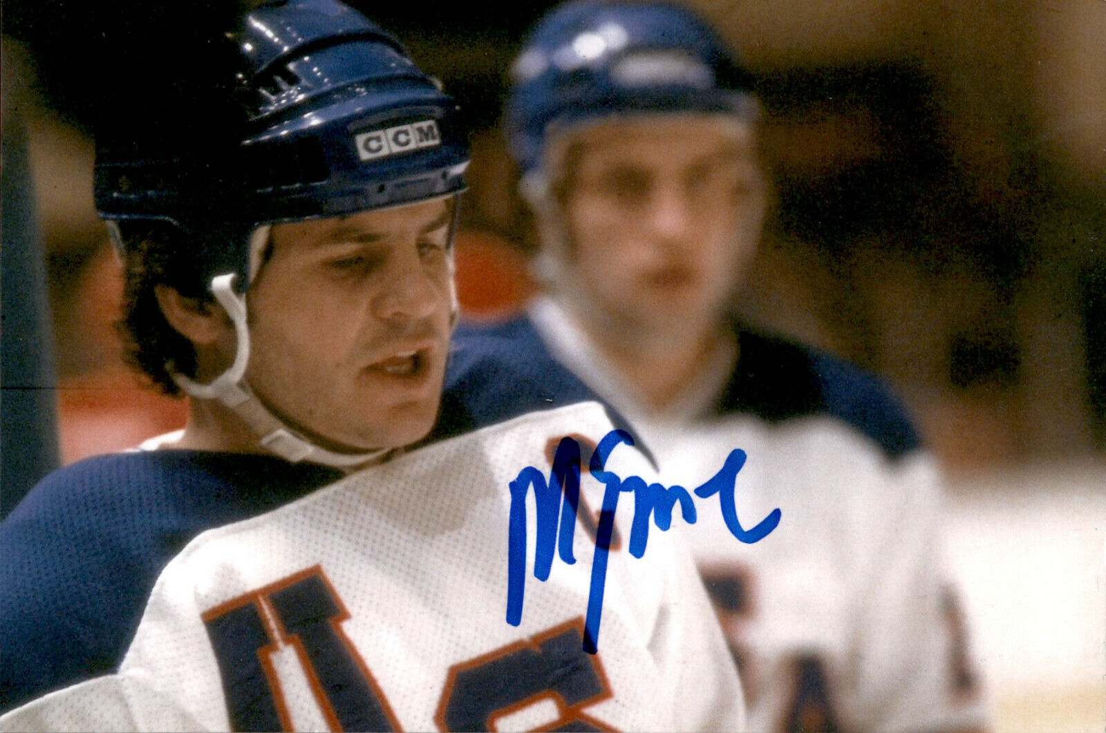 Mike Eruzione SIGNED autographed 4x6 Photo Poster painting 1980 TEAM USA MIRACLE ON ICE