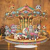 DIY Cats Carousel Diamond Painting Acrylic Desktop Ornaments