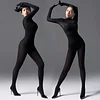 Bodystocking Long Sleeve Full Body Bodysuit Includes Five Finger Glove Body Stockings Velvet 120D Jumpsuit