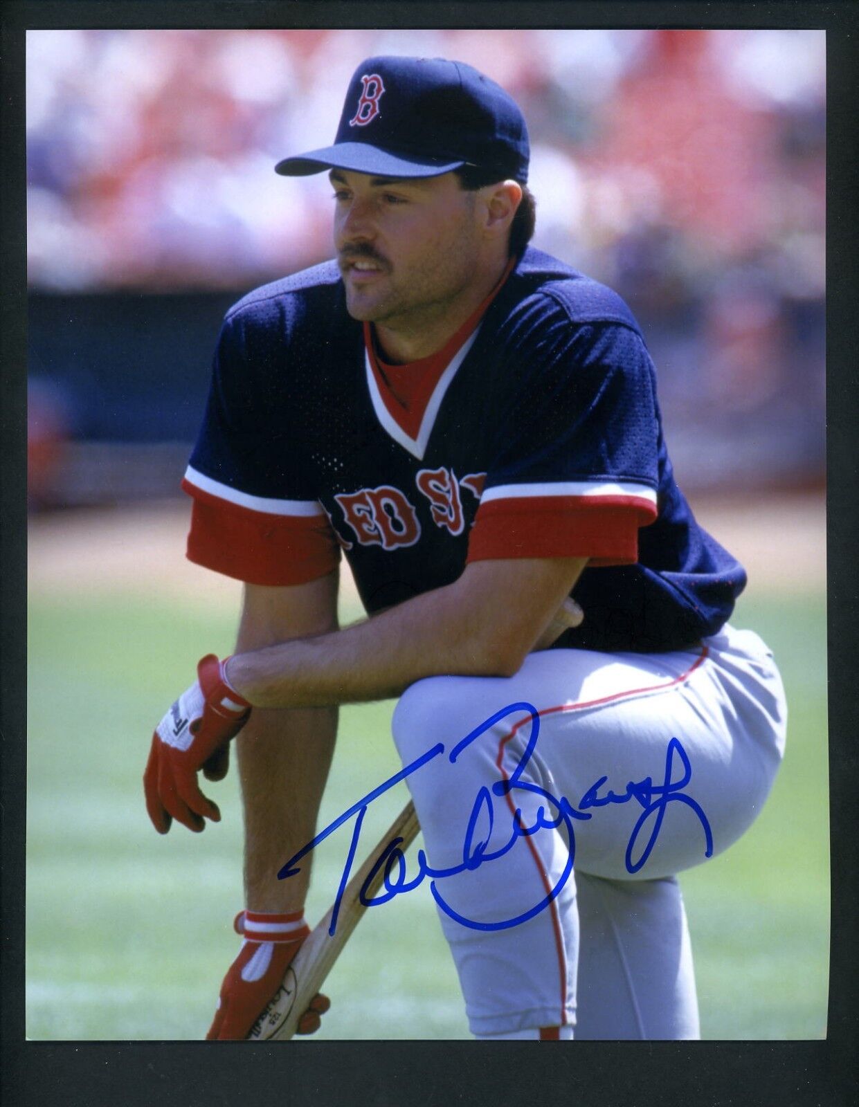 Tom Brunansky Signed Autographed 8 x 10 Photo Poster painting w/ JSA authentication Red Sox