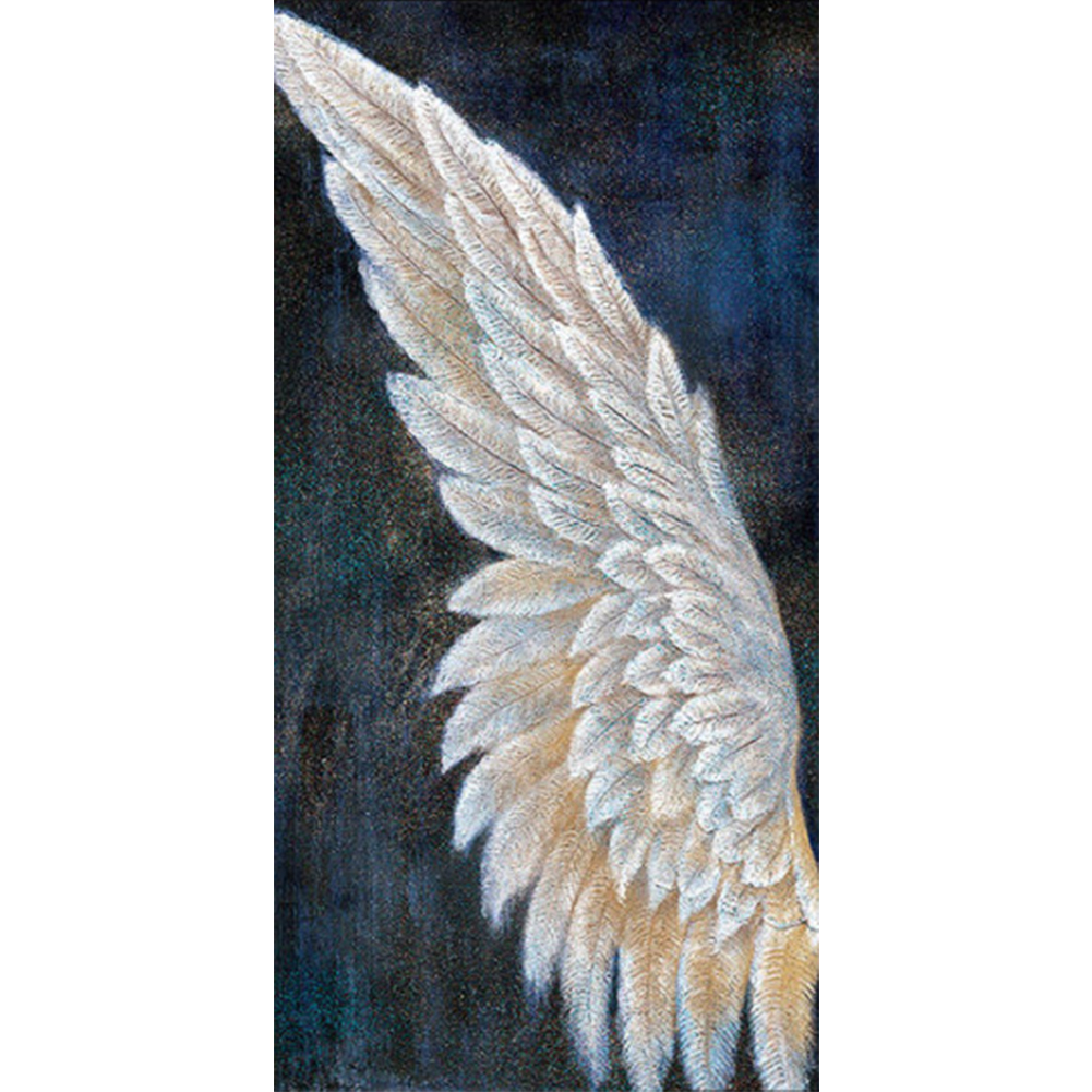 

80*40CM - Angel Wings - Round Drill Diamond Painting, 501 Original