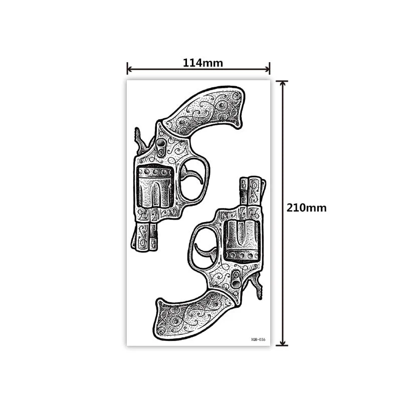 Full Arm Tattoo Sticker Creative Personality Small Full Arm Temporary Tattoo Original Waterproof Sweat Lasting Tattoo Sticker