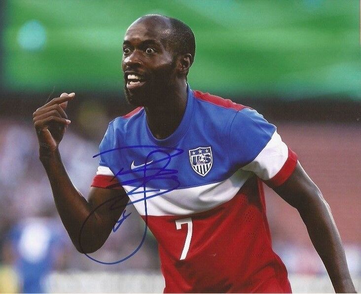 DaMarcus Beasley Houston Dynamo signed Team USA Soccer 8x10 Photo Poster painting autographed 3