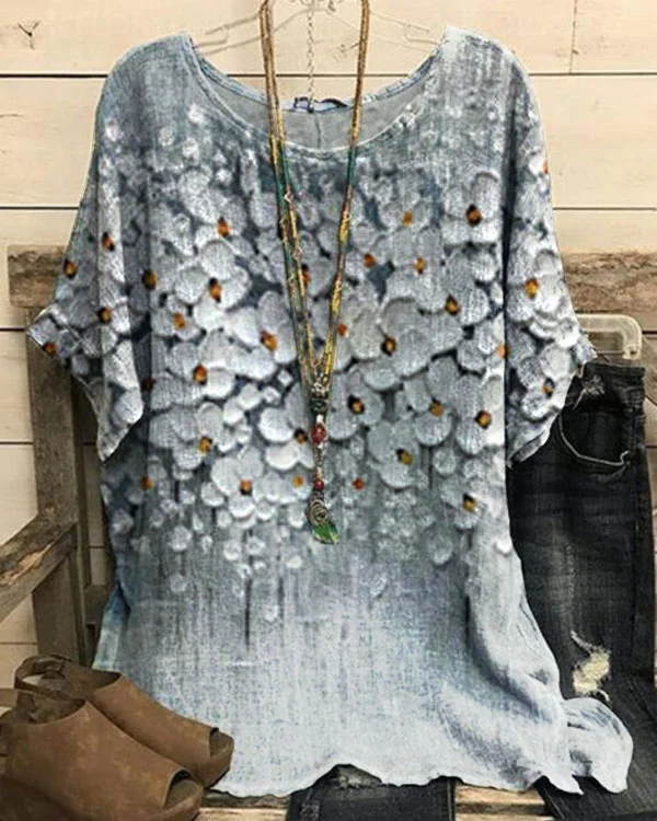 Women's Floral Pattern Top