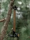 Camping Tent Staple Hammer Aluminum Alloy Hammer for Hiking Gardening (Black)