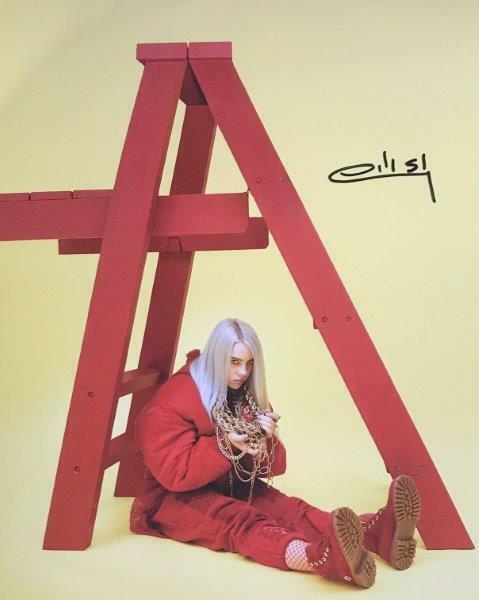 REPRINT - BILLIE EILISH Hot Signed Autographed 8 x 10 Photo Poster painting Poster Man Cave