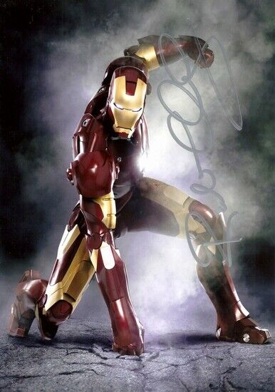 IRON MAN - ROBERT DOWNEY JR - SIGNED AUTOGRAPHED Photo Poster painting POSTER PRINT  POSTAGE
