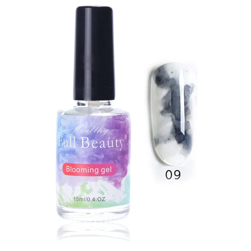 Marble Pattern Gradient Color Nail Polish Ink Smudges Lacquer Nail Art Nail Art Decoration Elegant Beautiful Nail Polish SANA889-Nail Inspo