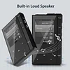 MP3 Player with Bluetooth 5.0, Phinistec Z6 Digital Audio Player with Loud Speaker, 2.4'' IPS Super Battery Life Music Player with FM Radio, E-Book, Music Alarm Support up to 256GB