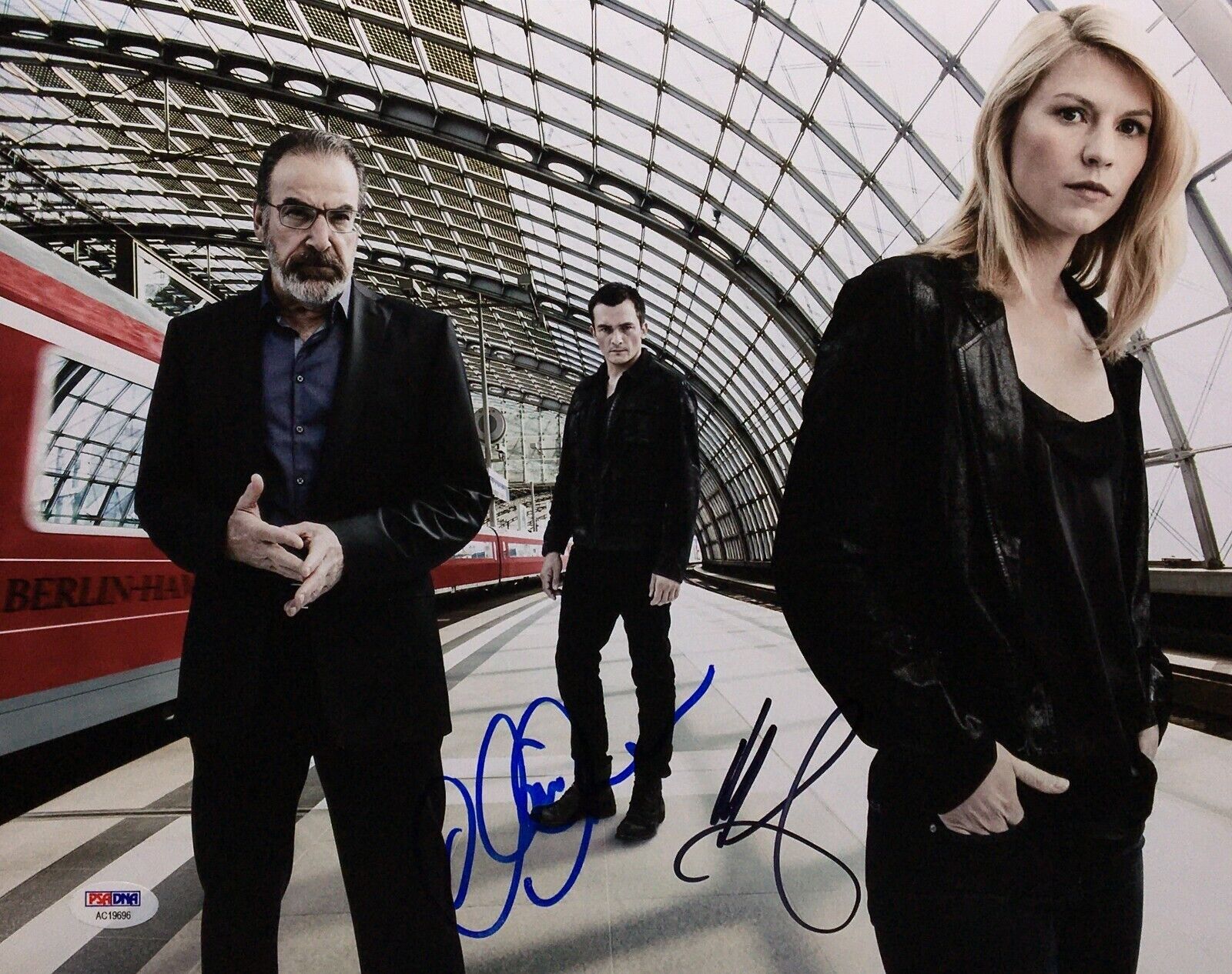 Mandy Patinkin & Claire Danes Signed 11x14 Photo Poster painting PSA AC19696