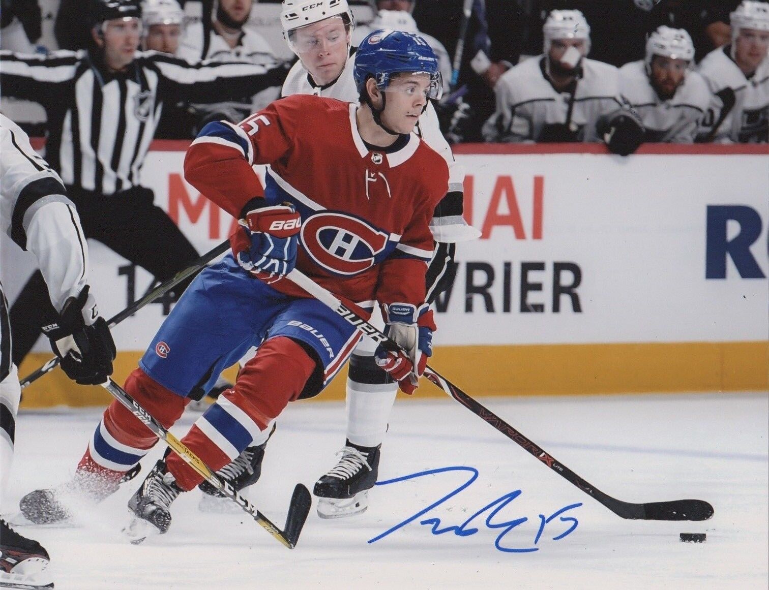 Montreal Canadiens Jesperi Kotkaniemi Signed Autographed 8x10 NHL Photo Poster painting COA #27