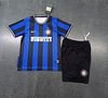 Joyfball 2009/2010 Kids Size Retro Internazionale Milan Home Football Shirt 1:1 Thai Quality