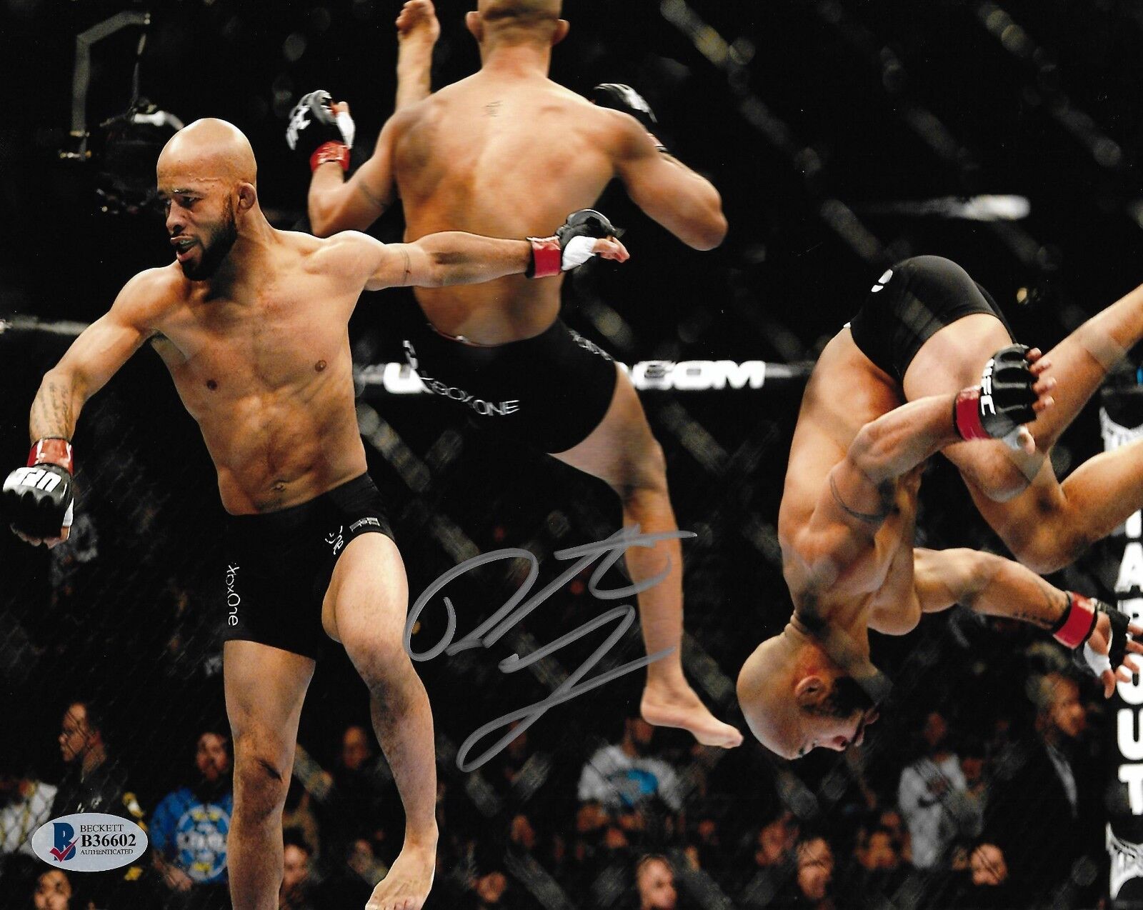 Demetrious Johnson Signed 8x10 Photo Poster painting BAS Beckett COA UFC WEC Picture Autograph 5