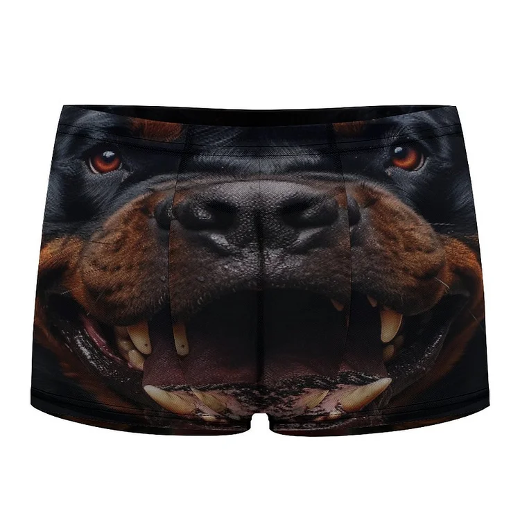 Men's Boxer Shorts Angry  Rottweiler  customized, personalized, gift