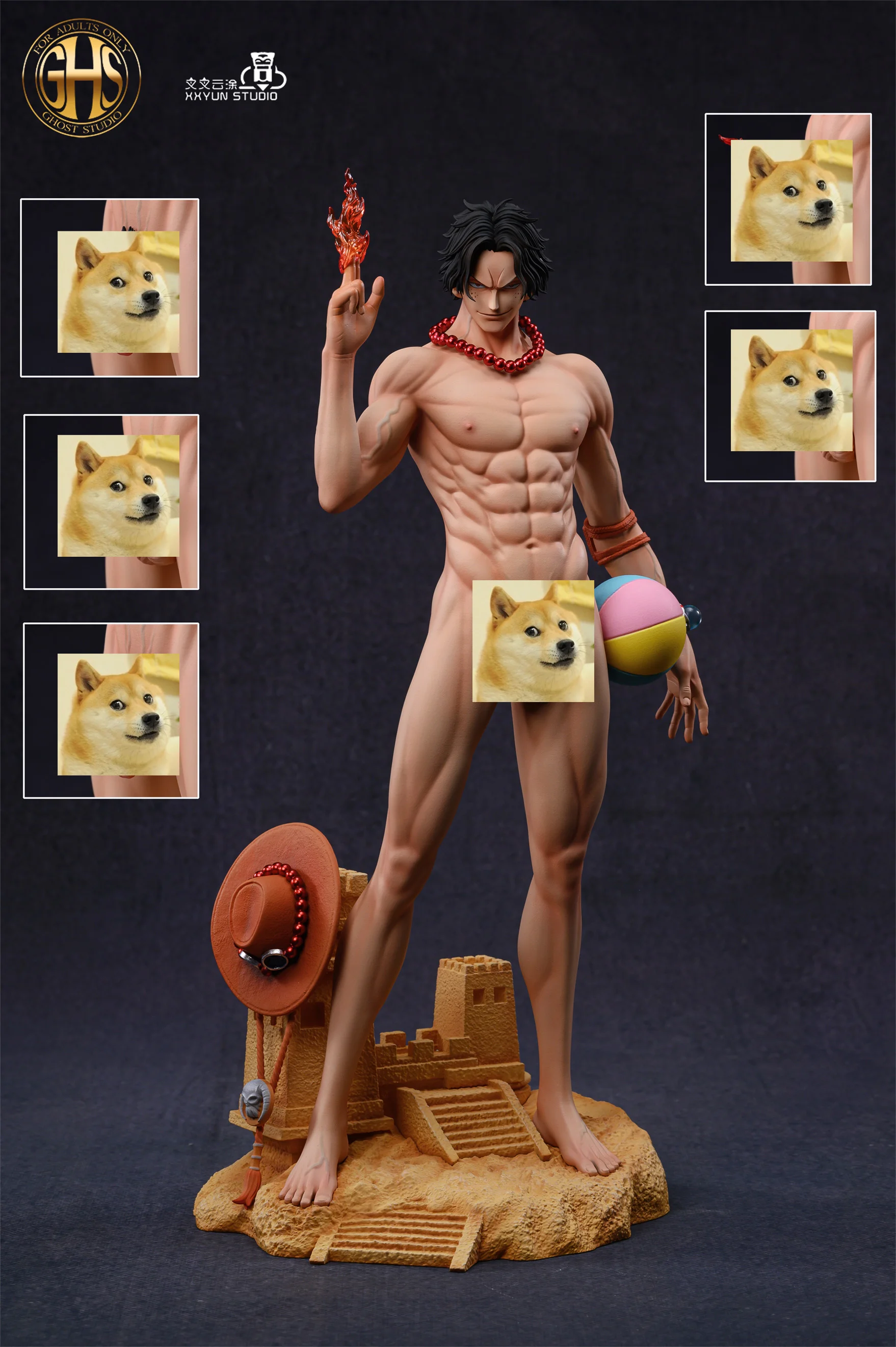 1/6 Scale Beach Portgas D. Ace - ONE PIECE Resin Statue - Ghost Studios [In  Stock]