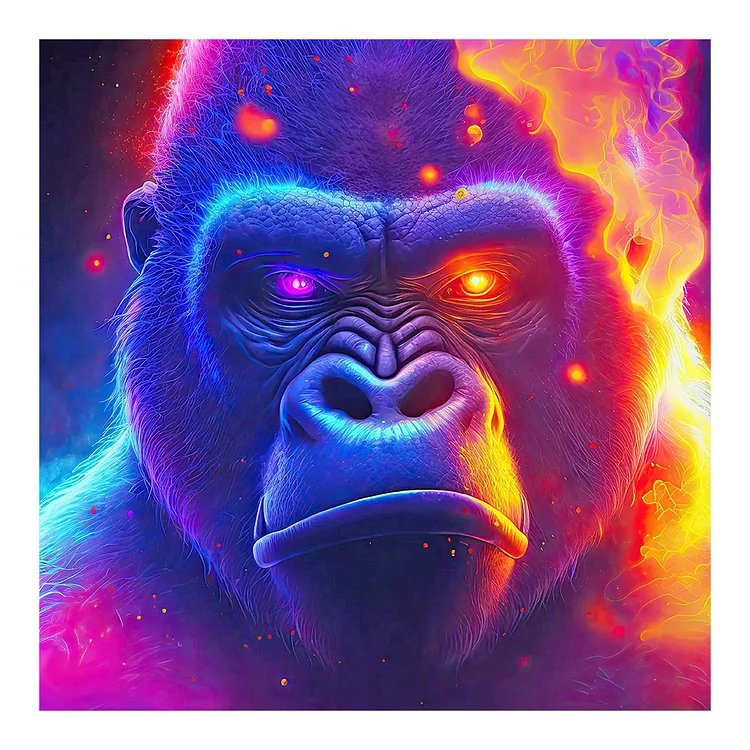 Color Gorilla 30*30CM(Canvas) Full Round Drill Diamond Painting gbfke