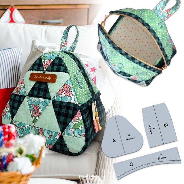 DIY MAGIC Triangular Pouch(3 PCS) -Includes Tutorial + Template